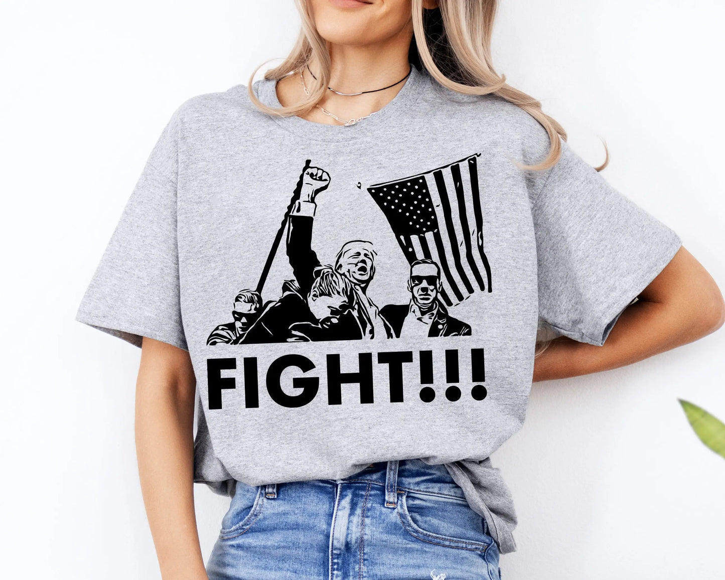 FIGHT T-Shirt Trump 2024 MAGA TRUMP 2024