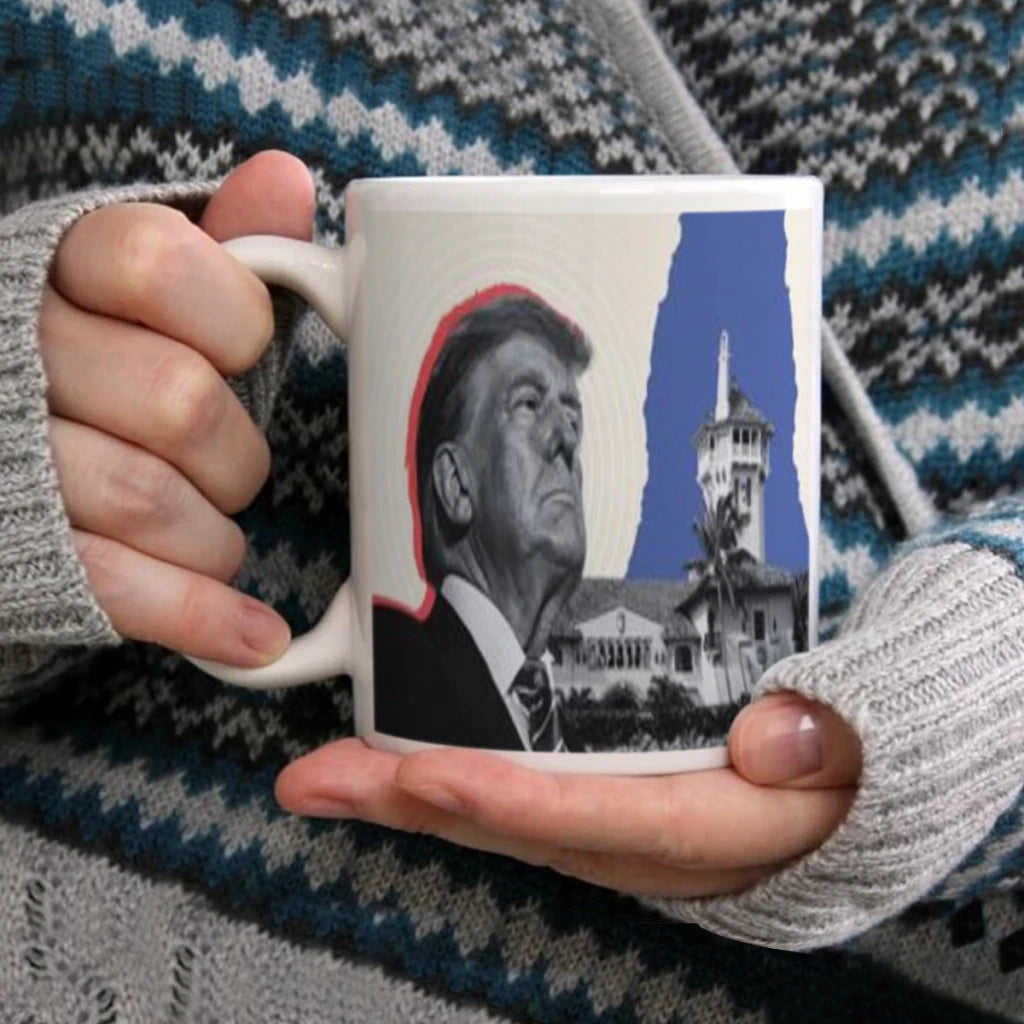 USA Trump Expressions 11oz Afternoon Tea Mug Multifunctional Ceramic Coffee Mug Porcelain Coffee Cup Drinking Cup