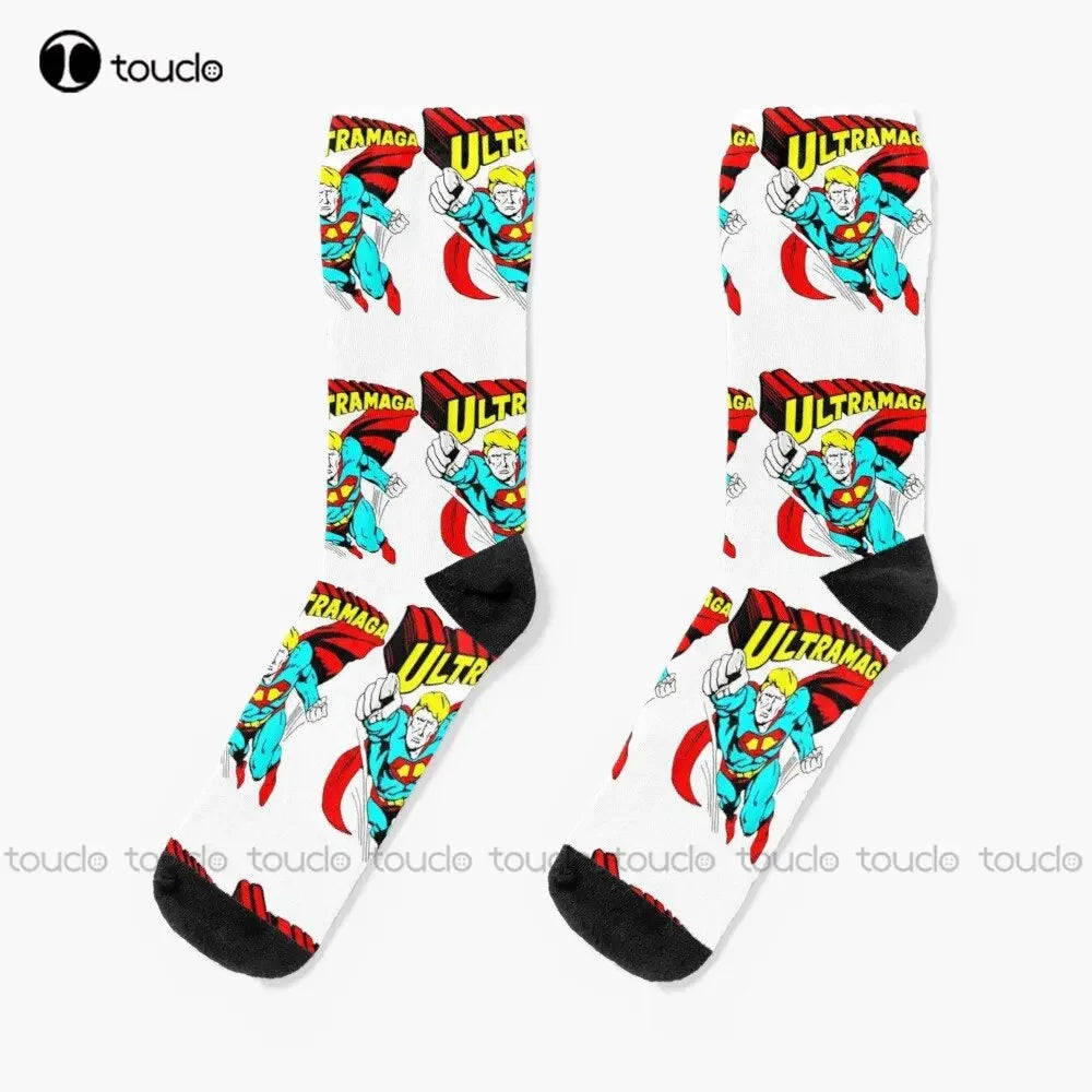 ULTRA MAGA SUPERHERO TRUMP Socks - 1 Pair